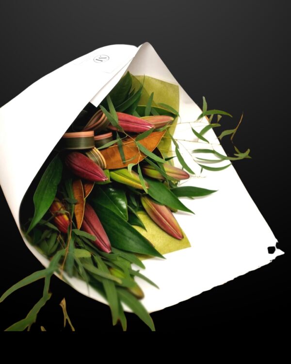 Seasonal pink Oriental Lillies Bouquet