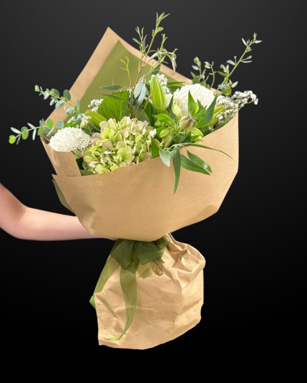 seasonal white white bouquet